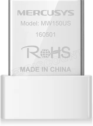 Photo de Mini Carte Réseau USB WiFi Mercusys MW150US (150N)