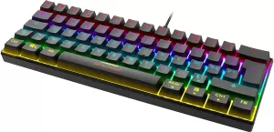 Photo de Mini Clavier Gamer mécanique Deltaco GAM-075 RGB (Noir)