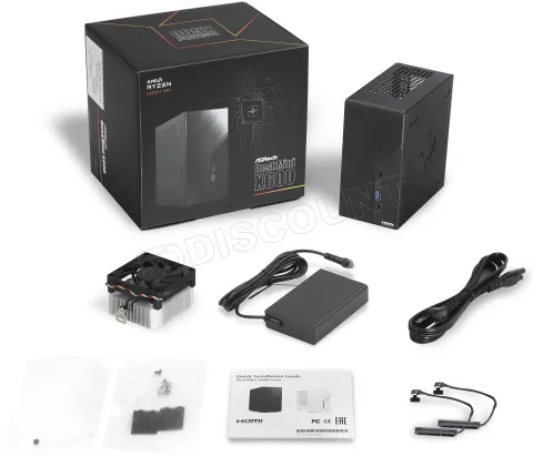 Photo de Mini PC ASRock DeskMini X600 (Noir)