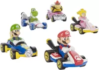 Photo de Mini-Véhicule Hot Wheels Mario Kart 1/64 (Modèle aléatoire)