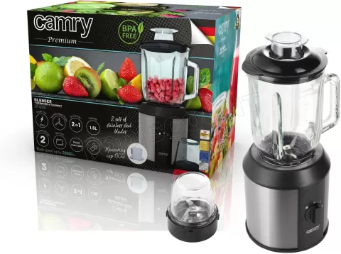 Photo de Mixeur avec bol Camry CR 4058 (Noir/Gris)