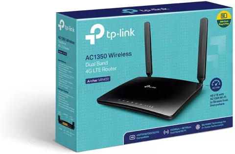 Photo de Modem Routeur Wifi 3G/4G TP-Link TL-MR400 (AC1200)