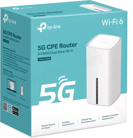Photo de Modem Routeur WiFi 5G TP-Link NX600 (AX3600)