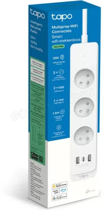 Photo de Multiprise connectée 3 prises TP-Link Tapo P300 + USB (Blanc)