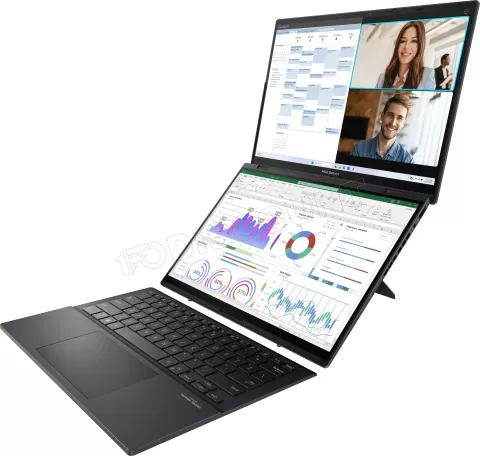 Photo de Ordinateur Portable Asus ZenBook Duo OLED UX8406CA-ISCQL302X (14") Win11 Pro