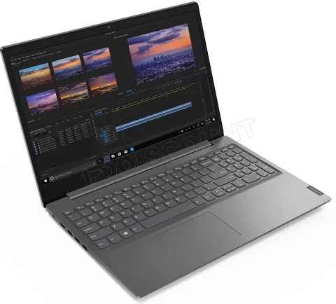 Photo de Ordinateur Portable Lenovo Essential V15-IIL 82C500A3FR (15.6") Win10 Pro (Noir)