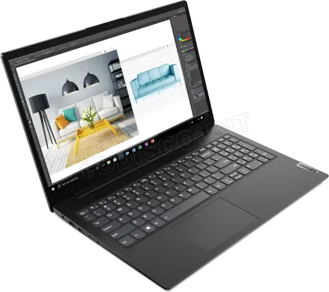 Photo de Ordinateur Portable Lenovo V15 G2 ITL 82KB00N3FR (15.6") Win11 Pro (Noir)