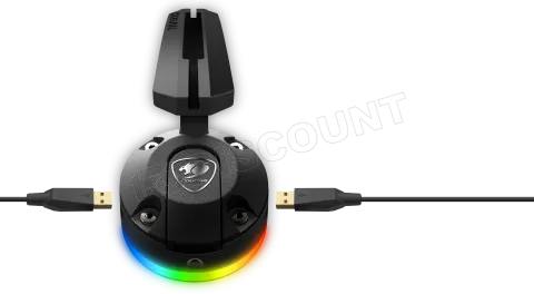 Photo de Organisateur de câble de souris Cougar Bunker RGB (Noir)