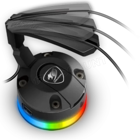 Photo de Organisateur de câble de souris Cougar Bunker RGB (Noir)