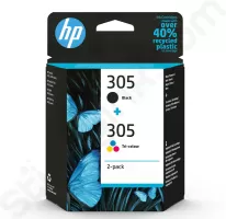 Photo de Pack 2 Cartouches d'encre HP 305 (Noir + Couleurs)