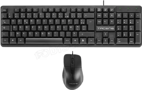 Photo de Pack 2en1 (Clavier/Souris) Anima ACP0 (Noir)