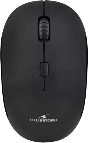 Photo de Pack 2en1 (Clavier/Souris) sans fil Bluestork Office Pack (Noir)