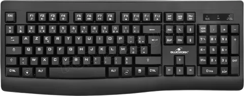 Photo de Pack 2en1 (Clavier/Souris) sans fil Bluestork Office WL (Noir)