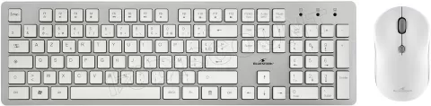 Photo de Pack 2en1 (Clavier/Souris) sans fil Bluestork Pack Easy II (Blanc)