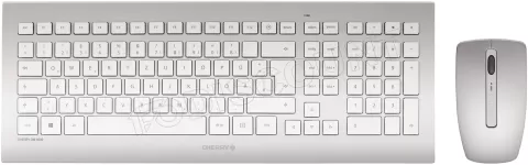 Photo de Pack 2en1 (Clavier/Souris) sans fil Cherry DW-8000 (Argent)