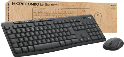 Photo de Pack 2en1 (Clavier/Souris) sans fil Logitech MK370 Combo Business (Noir)