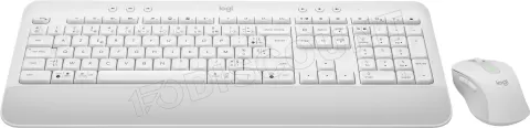 Photo de Pack 2en1 (Clavier/Souris) sans fil Logitech Signature MK650 for Business (Blanc)