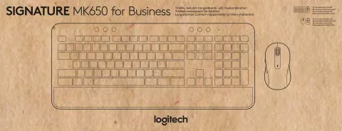 Photo de Pack 2en1 (Clavier/Souris) sans fil Logitech Signature MK650 for Business (Noir) QWERTY