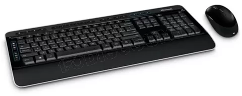 Photo de Pack 2en1 (Clavier/Souris) sans fil Microsoft Wireless Desktop 3050 (Noir)