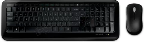 Photo de Pack 2en1 (Clavier/Souris) sans fil Microsoft Wireless Desktop 850 (Noir)