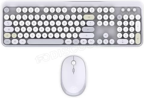 Photo de Pack 2en1 (Clavier/Souris) sans fil Mobility Lab Pure (Blanc)