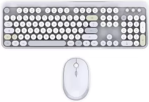 Photo de Pack 2en1 (Clavier/Souris) sans fil Mobility Lab Pure (Blanc)