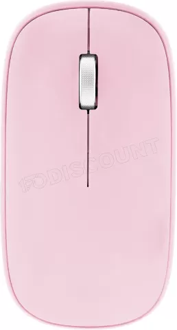 Photo de Pack 2en1 (Clavier/Souris) sans fil T'nB iClick (Rose)