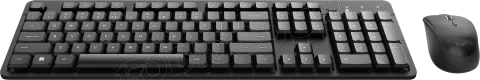 Photo de Pack 2en1 (Clavier/Souris) silencieux sans fil Trust Ody II (Noir)