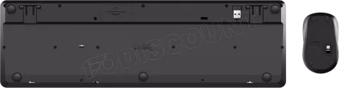 Photo de Pack 2en1 (Clavier/Souris) silencieux sans fil Trust Ody II (Noir)