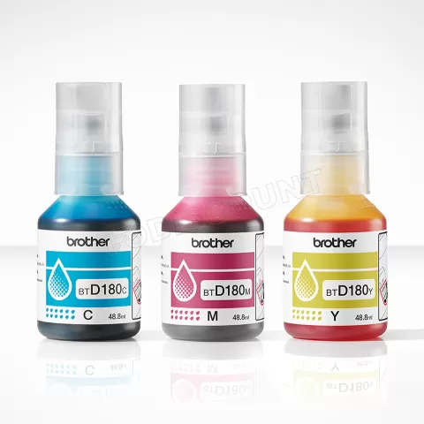 Photo de Pack 3 cartouches d'encre Brother BTD180CLVAL (Couleurs)