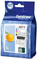 Photo de Pack 4 cartouches d'encre Brother LC3211 (Noir + Couleurs)