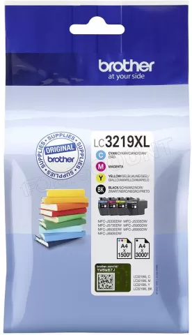 Photo de Pack 4 cartouches d'encre Brother LC3219XL