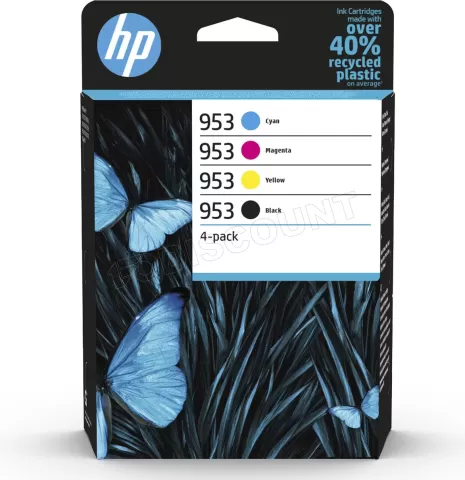 Photo de Pack 4 Cartouches d'encre HP 953 (Noir, Couleurs)