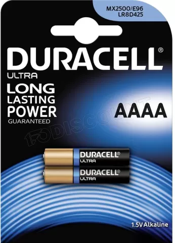 Photo de Pack de 2 piles Duracell AAAA (LR8)