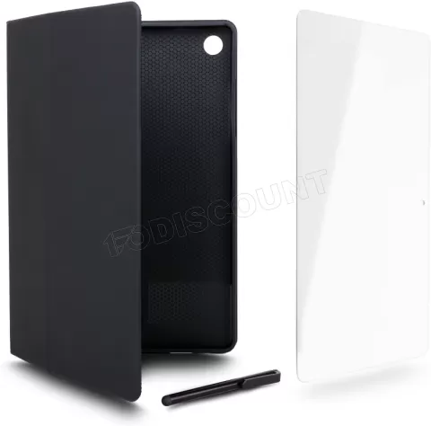 Photo de Pack Étui de protection (Housse) Urban Factory Cyclee Eco Starter Pack pour tablette Samsung A11+ (Noir)
