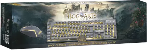 Photo de Pack Gamer 2 en 1 (Clavier/Souris) Freaks & Geeks Harry Potter Hogwarts Legacy (Noir)