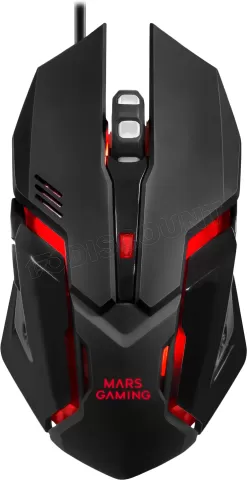 Photo de Pack Gamer 3en1 (Clavier/Souris/Tapis) Mars Gaming MCP118 RGB (Noir)