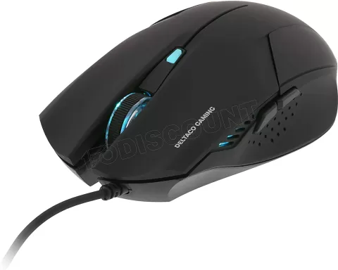 Photo de Pack Gamer 4en1 (Clavier/Souris/Casque/Tapis de souris) Deltaco (Noir)