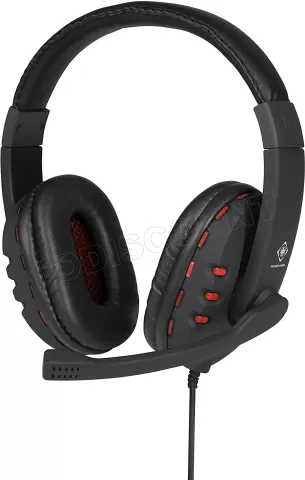 Photo de Pack Gamer 4en1 (Clavier/Souris/Casque/Tapis de souris) Deltaco (Noir)