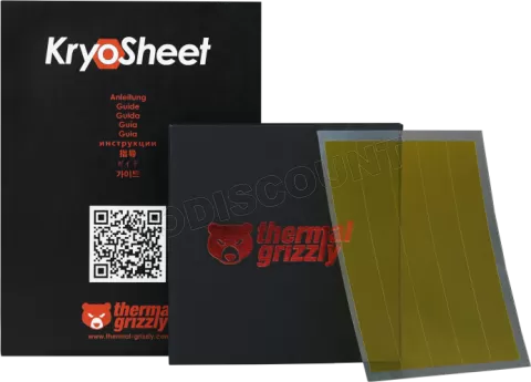 Photo de Pad Thermique Thermal Grizzly KryoSheet 44x37x0,2mm (Gris)