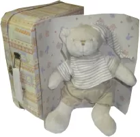 Photo de Peluche Maxima Doudou Ours avec valise