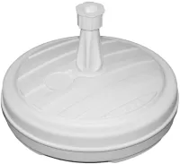 Photo de Pied de Parasol rond à remplir 33 mm max (Blanc)