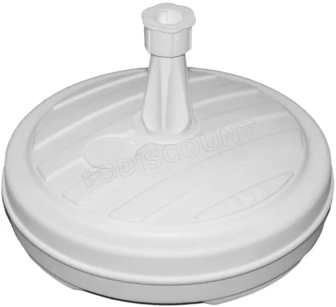 Photo de Pied de Parasol rond à remplir 33 mm max (Blanc)