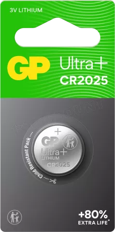 Photo de Pile plate GP Batteries Ultra Plus CR2025