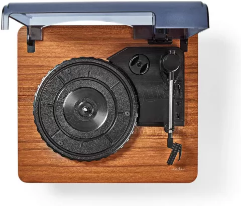 Photo de Platine Vinyle Nedis TURN200BN Bluetooth (Marron)