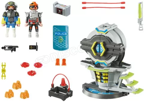 Photo de Playmobil 70022 Galaxy Police - Coffre-fort spatial avec code