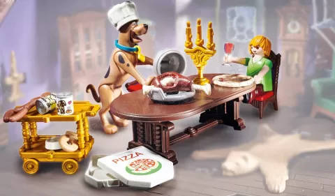 Photo de Playmobil 70363 Scooby-Doo - Salle de diner avec Sammy