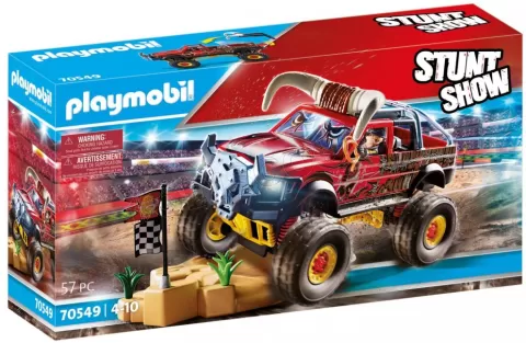 Photo de Playmobil 70549 Stuntshow - Stuntshow 4x4 de cascade Taureau