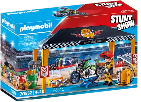 Photo de Playmobil 70552 Stuntshow - Stuntshow Atelier de réparation