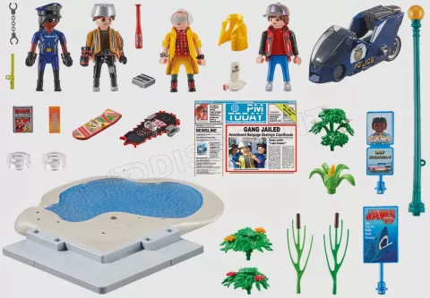 Photo de Playmobil 70634 Retour vers le futur : Partie II - Course d'hoverboard